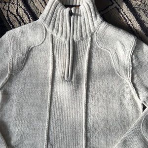 NWOT Amongst Others American Legacy 1/4 zip Knit Sweater size S